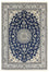 Tapis persan - Nain - 290 x 198 cm - bleu foncé