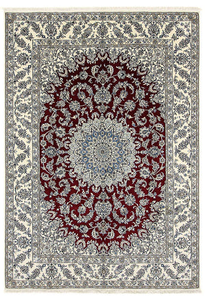 Tapis persan - Nain - 346 x 246 cm - rouge foncé