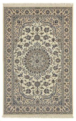 Tapis persan - Nain - Premium - 213 x 137 cm - beige