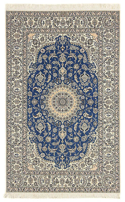 Tapis persan - Nain - Premium - 239 x 149 cm - bleu