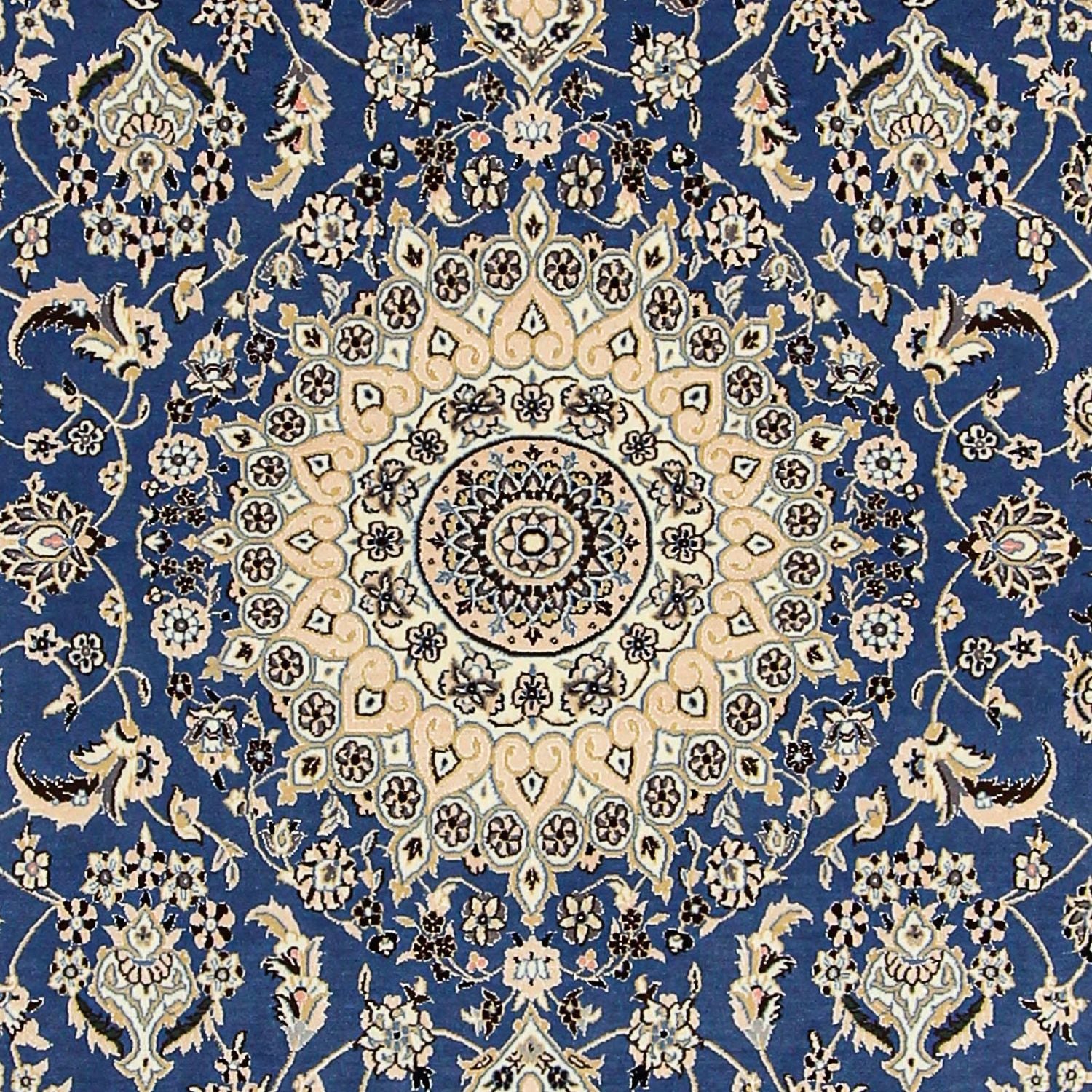 Tapis persan - Nain - Premium - 239 x 149 cm - bleu