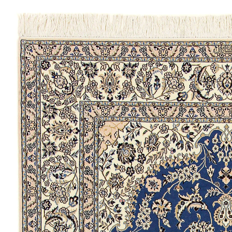 Tapis persan - Nain - Premium - 239 x 149 cm - bleu