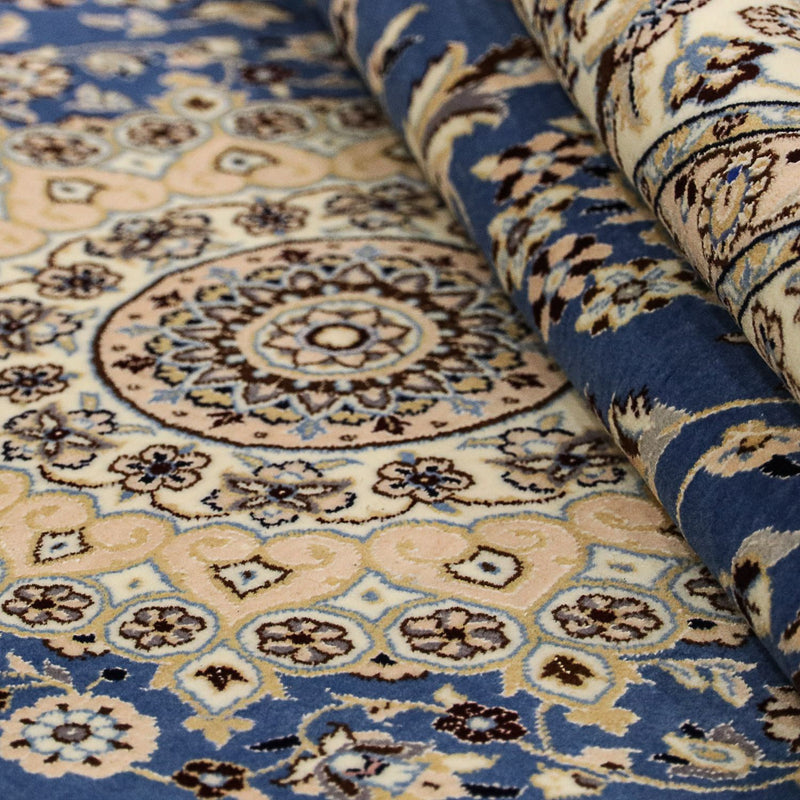 Tapis persan - Nain - Premium - 239 x 149 cm - bleu