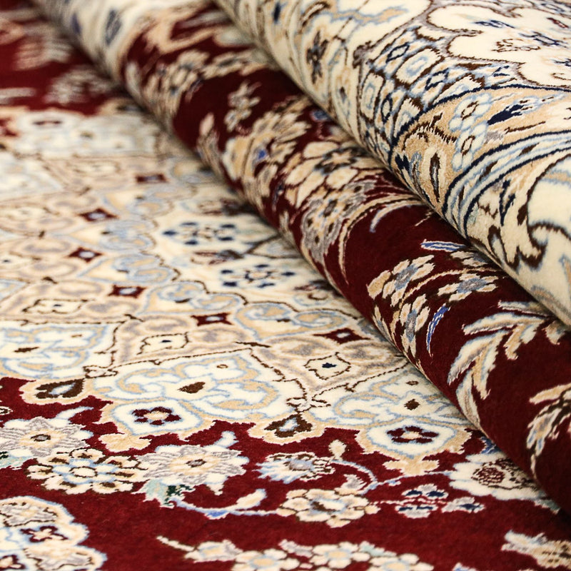 Tapis persan - Nain - Premium - 245 x 151 cm - bleu foncé