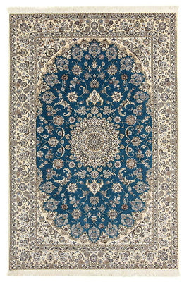 Tapis persan - Nain - Premium - 236 x 154 cm - bleu