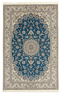 Tapis persan - Nain - Premium - 236 x 154 cm - bleu