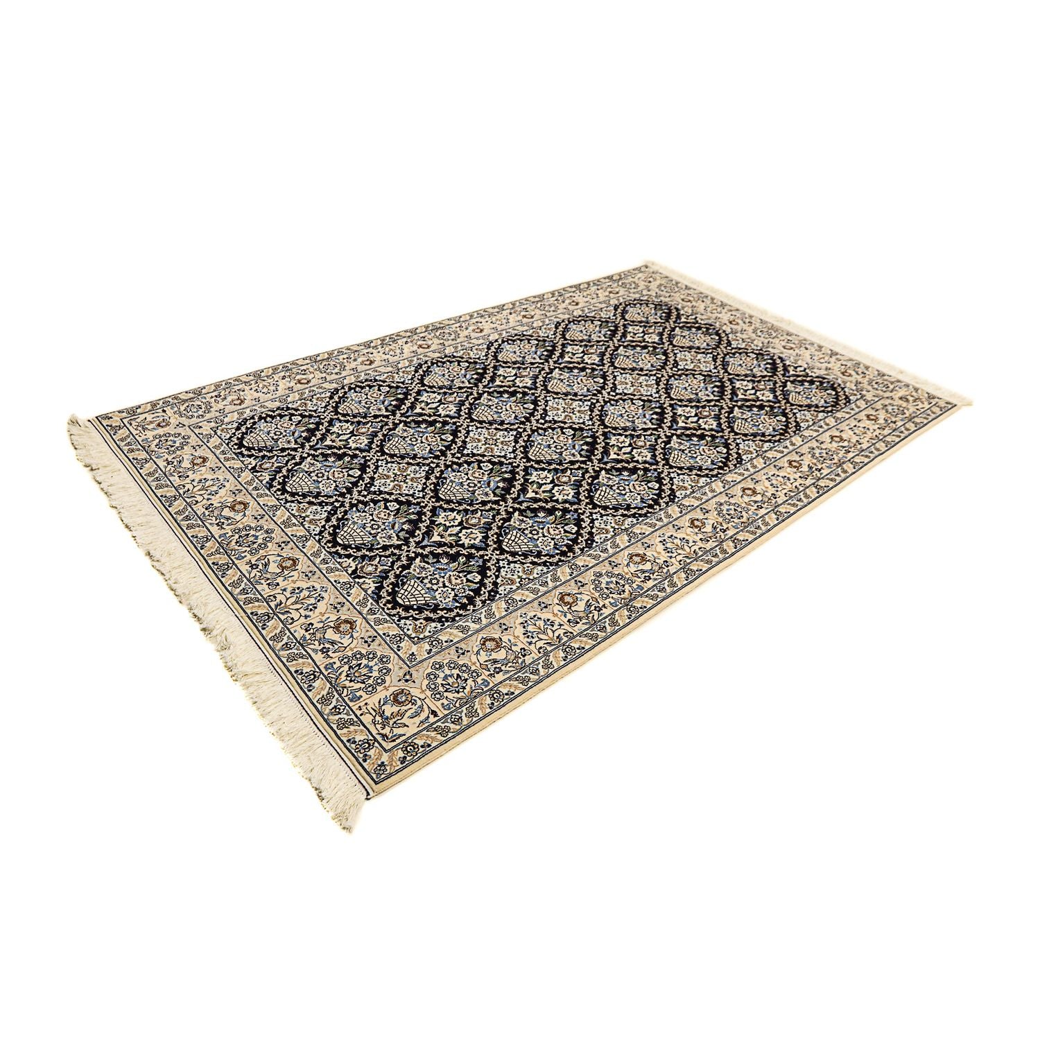 Tapis persan - Nain - Premium - 243 x 151 cm - beige