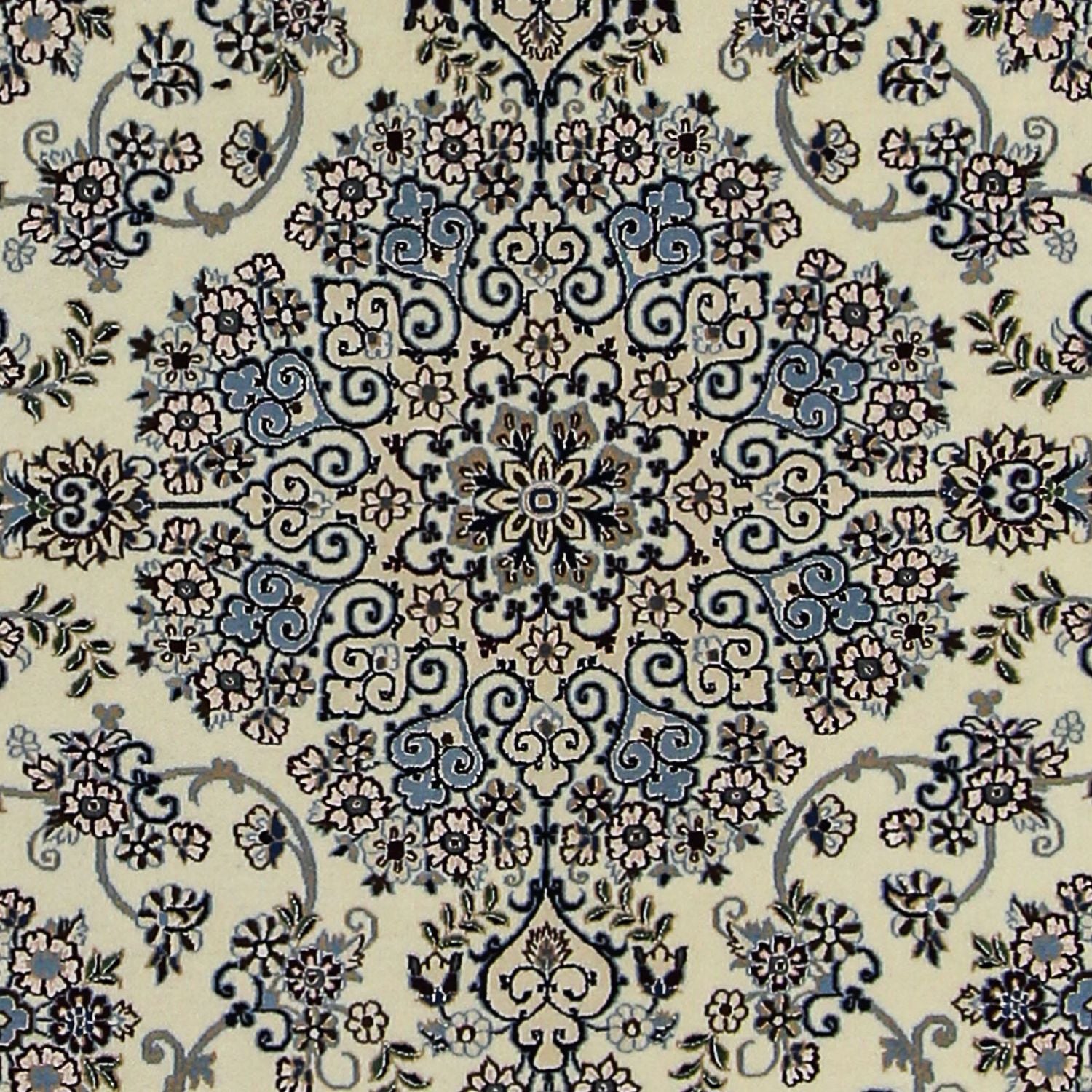 Tapis persan - Nain - Premium - 183 x 133 cm - beige