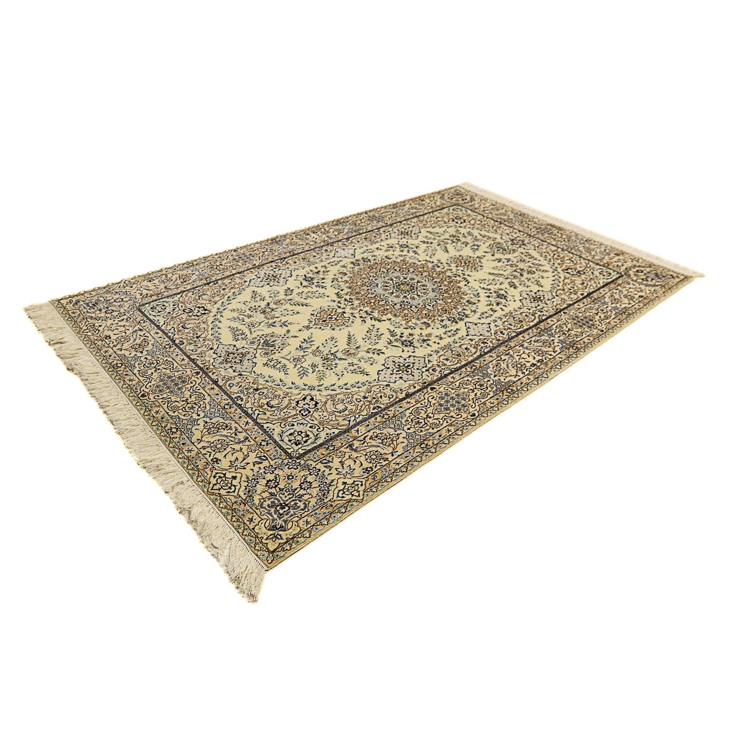 Tapis persan - Nain - Premium - 247 x 154 cm - beige