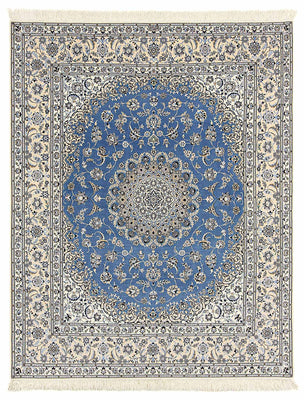 Tapis persan - Nain - Premium - 255 x 206 cm - bleu