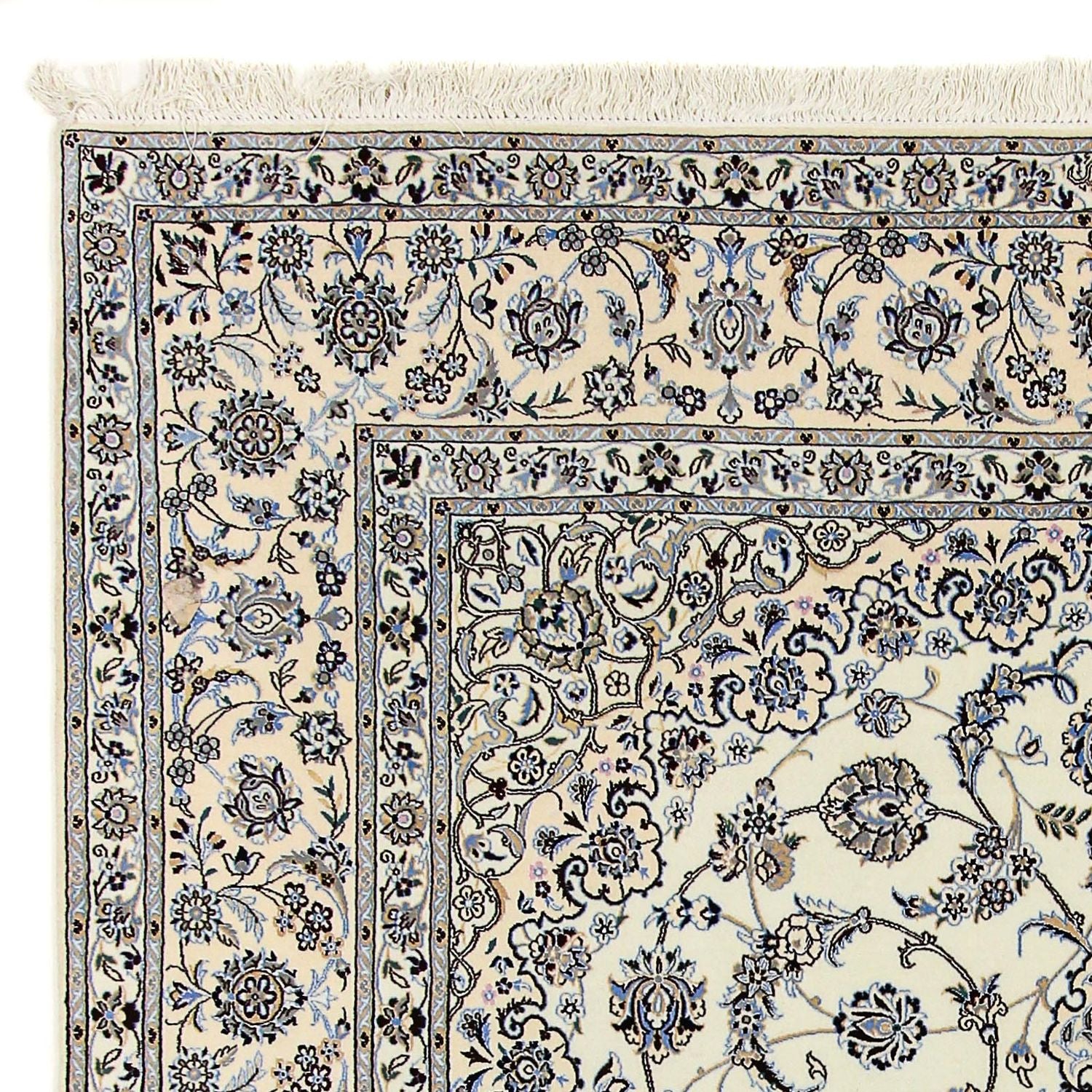Tapis persan - Nain - Premium - 268 x 208 cm - beige