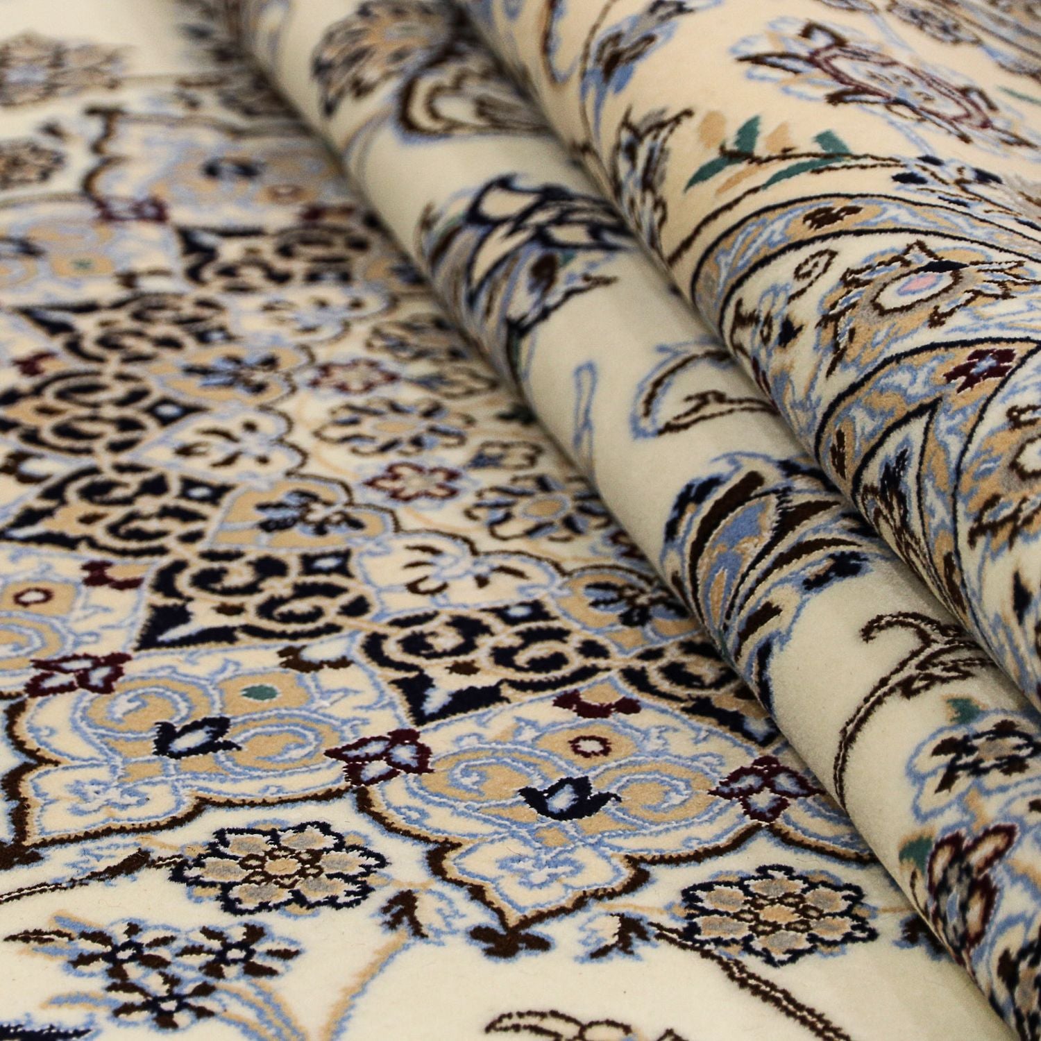 Tapis persan - Nain - Premium - 268 x 208 cm - beige