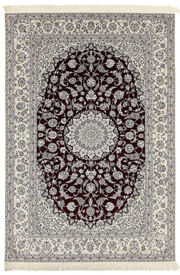 Tapis persan - Nain - Premium - 298 x 201 cm - rouge foncé