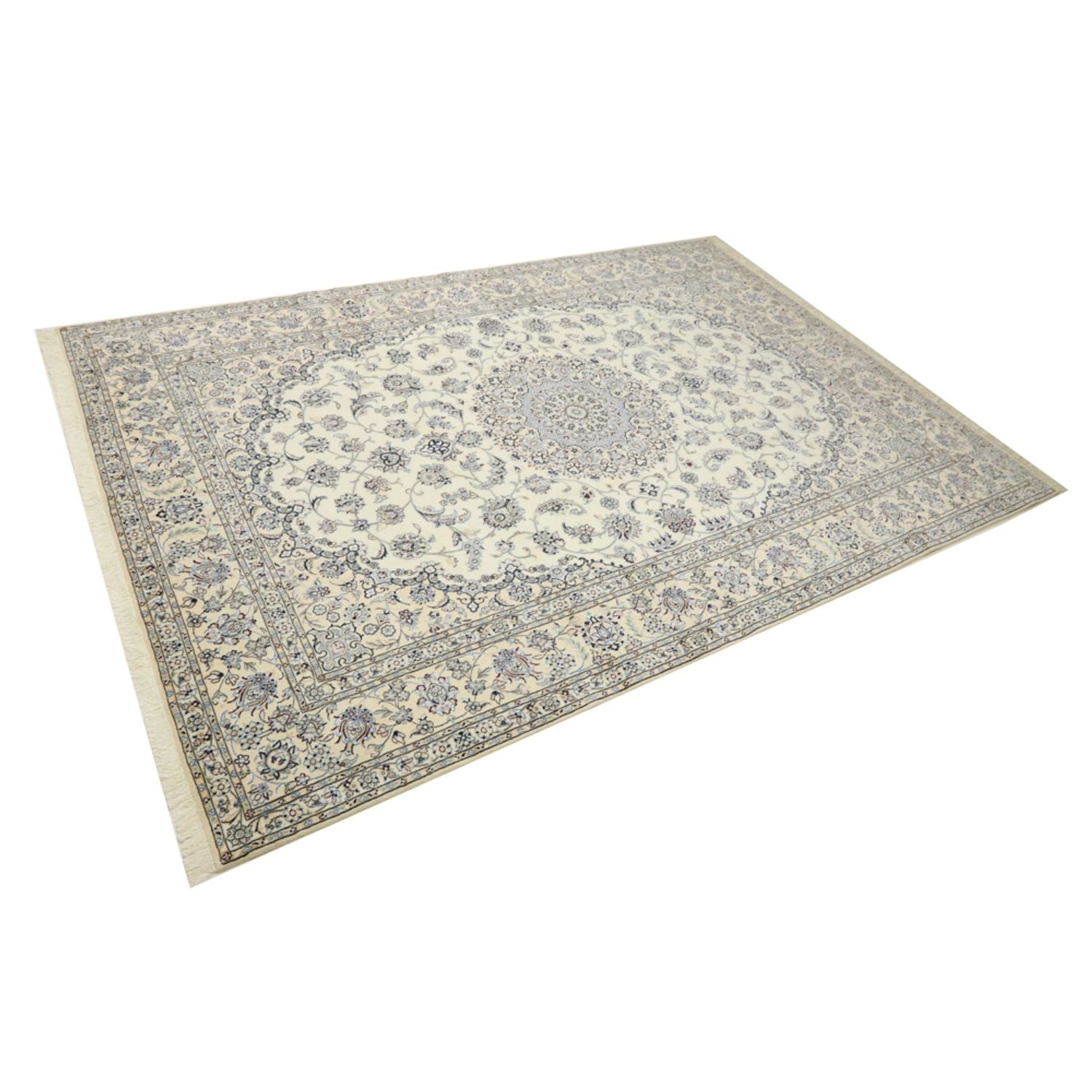 Tapis persan - Nain - Royal - 356 x 250 cm - crème