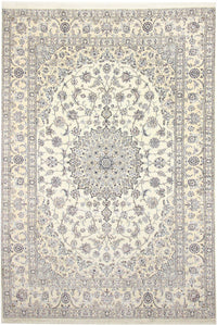 Tapis persan - Nain - Royal - 361 x 249 cm - crème