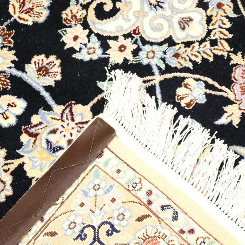 Tapis persan - Nain - Royal - 350 x 254 cm - bleu foncé