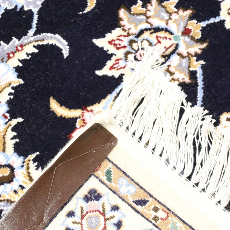 Tapis persan - Nain - Royal - 356 x 248 cm - bleu foncé