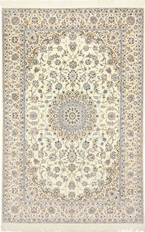 Tapis persan - Nain - Royal - 305 x 205 cm - crème