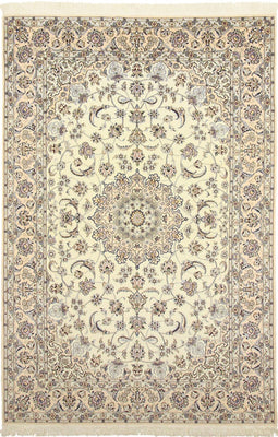 Tapis persan - Nain - Royal - 302 x 205 cm - crème