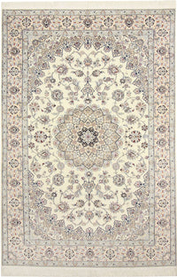 Tapis persan - Nain - Royal - 300 x 200 cm - crème