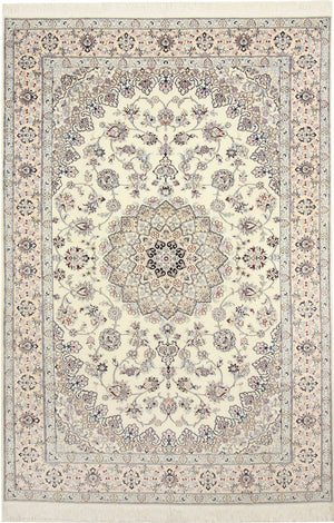 Tapis persan - Nain - Royal - 300 x 200 cm - crème