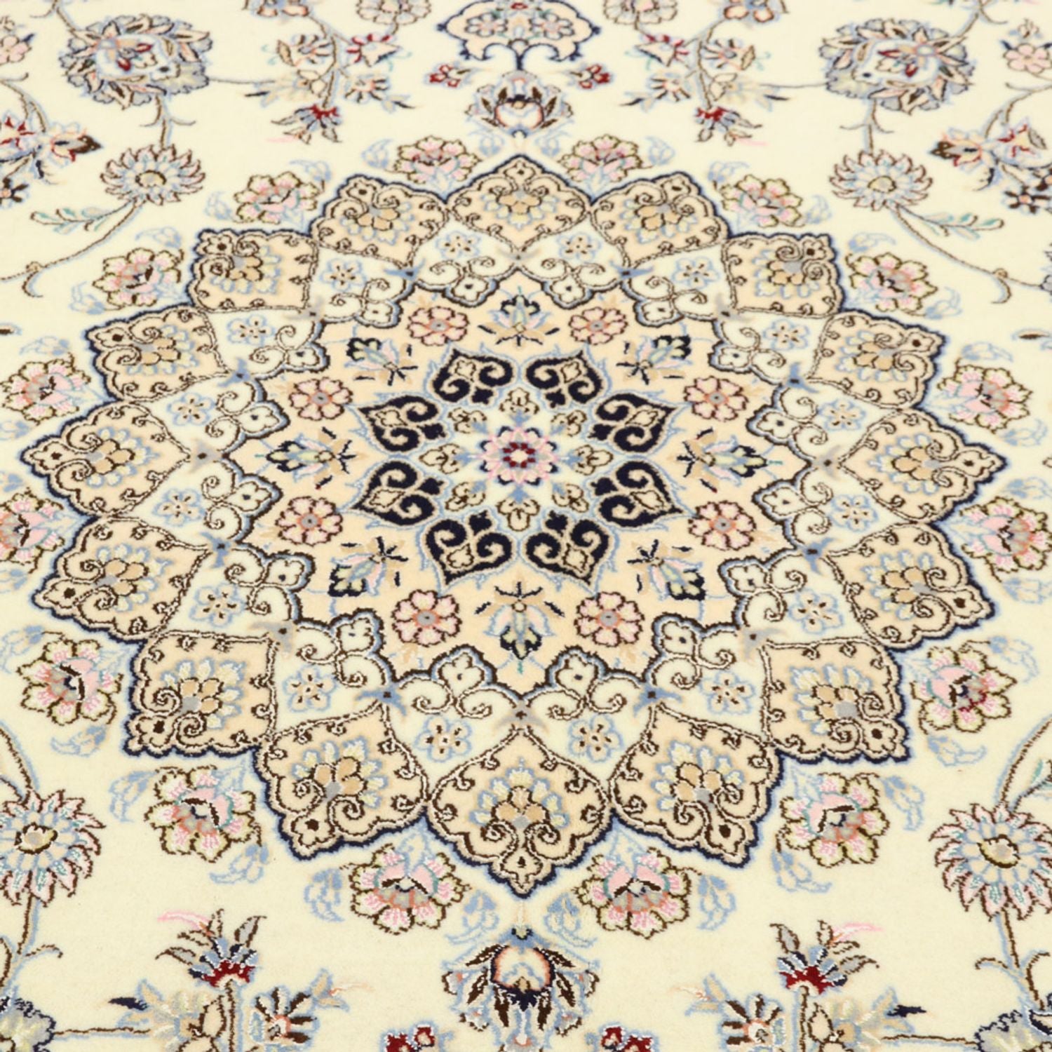 Tapis persan - Nain - Royal - 300 x 200 cm - crème