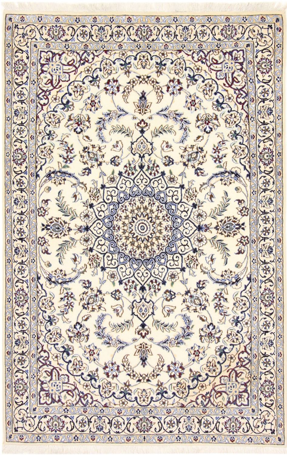 Tapis persan - Nain - Royal - 180 x 118 cm - crème