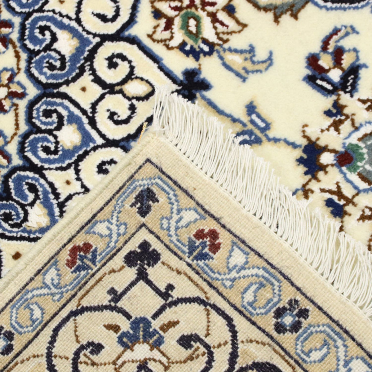 Tapis persan - Nain - Royal - 180 x 118 cm - crème