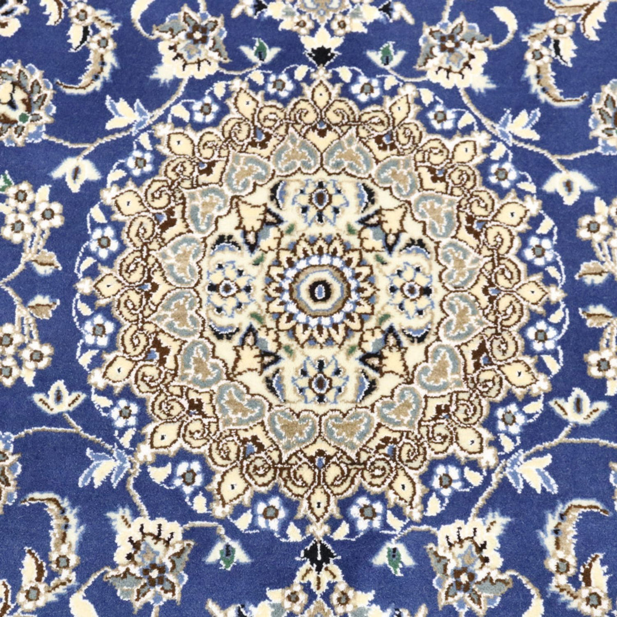 Tapis persan - Nain - Royal - 179 x 117 cm - bleu