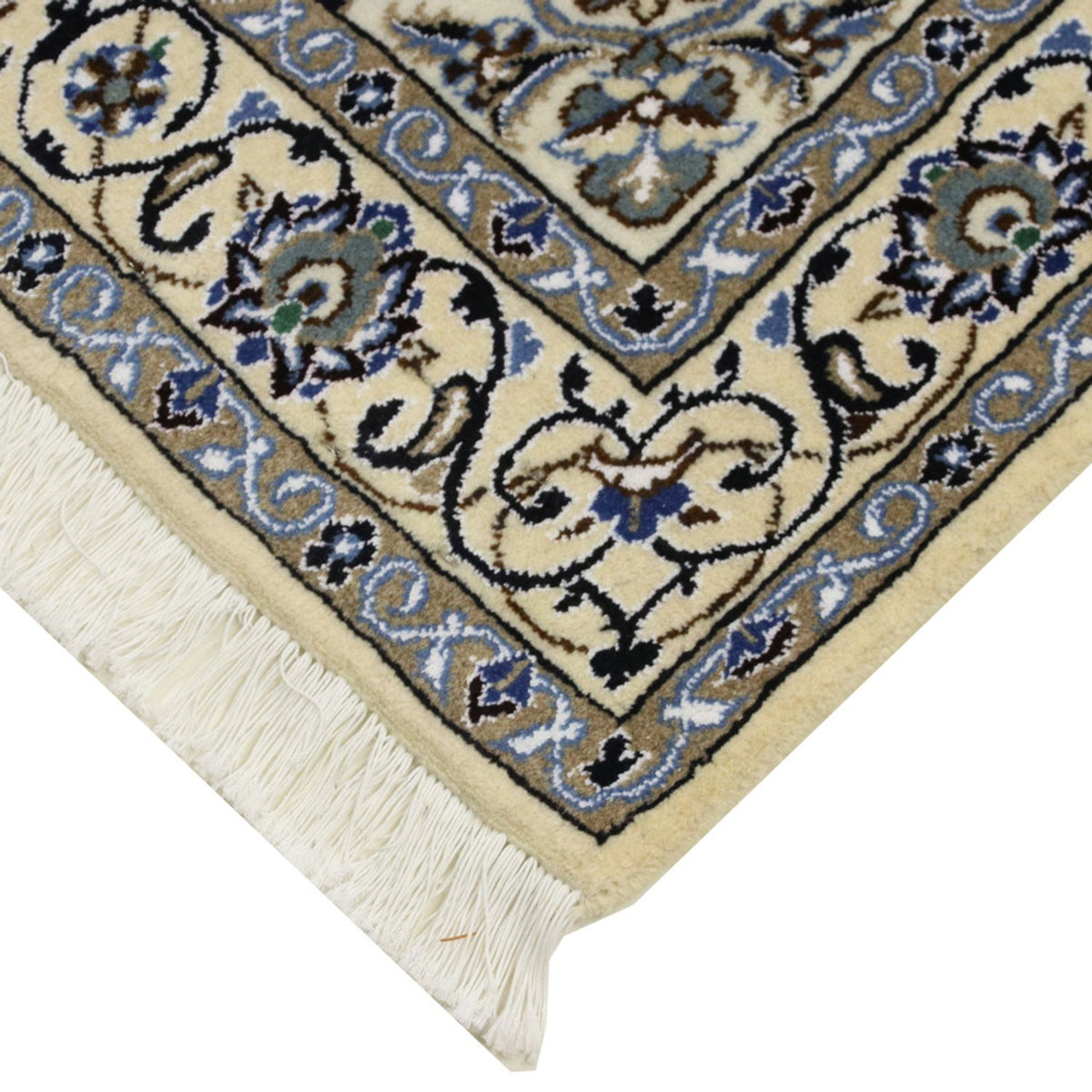 Tapis persan - Nain - Royal - 179 x 117 cm - bleu