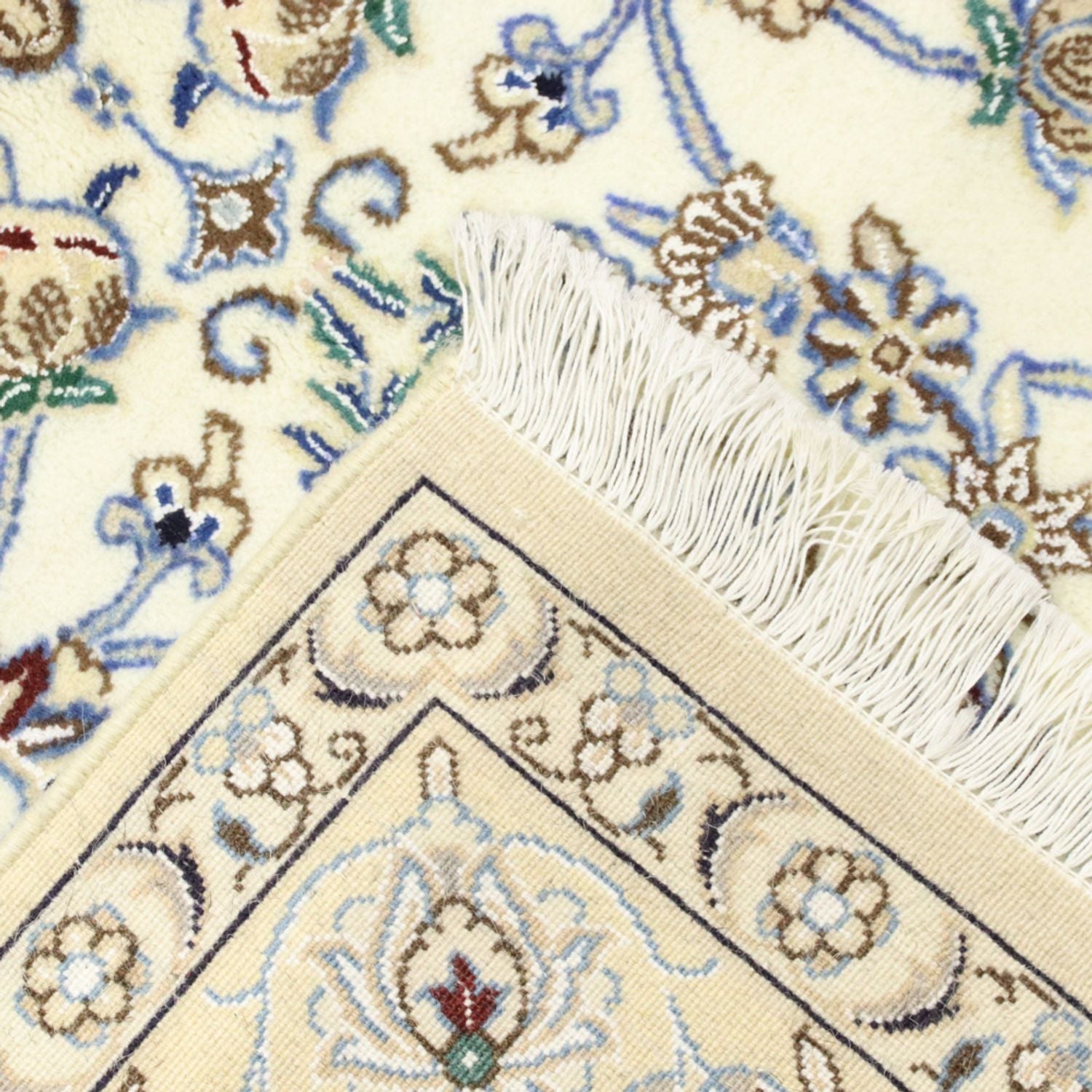 Tapis persan - Nain - Royal - 211 x 133 cm - beige