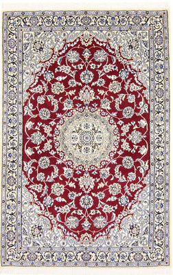 Tapis persan - Nain - Royal - 175 x 118 cm - rouge