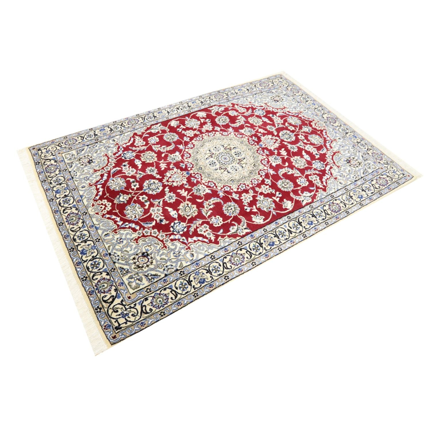 Tapis persan - Nain - Royal - 175 x 118 cm - rouge