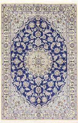 Tapis persan - Nain - Royal - 175 x 116 cm - bleu