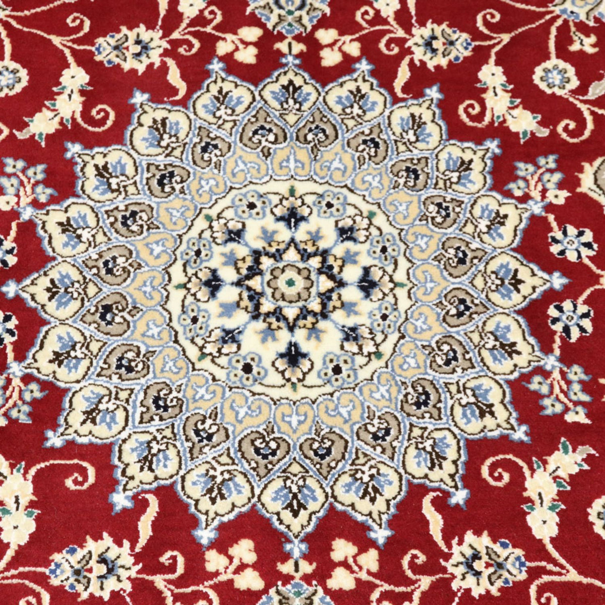 Tapis persan - Nain - Royal - 206 x 148 cm - rouge