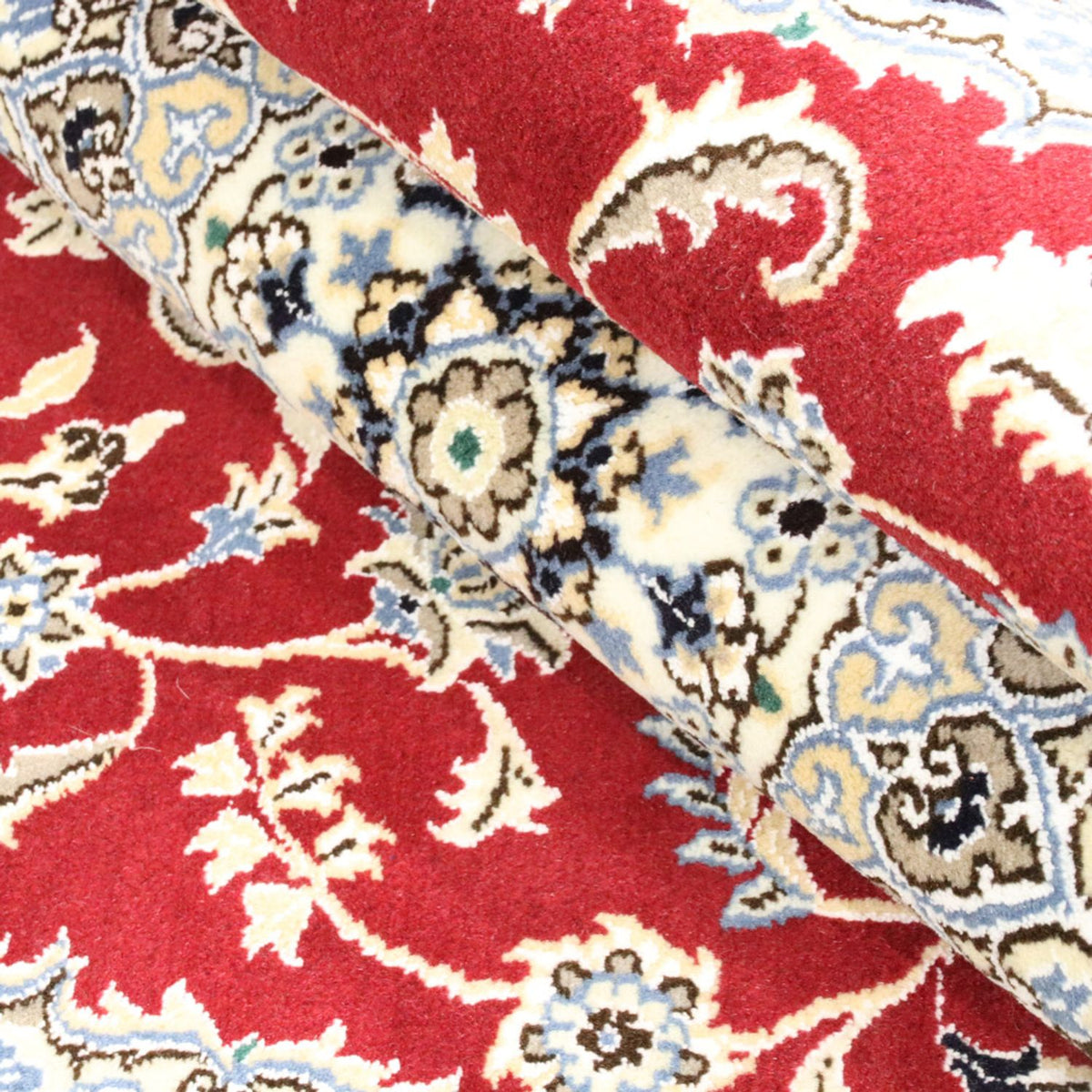 Tapis persan - Nain - Royal - 206 x 148 cm - rouge