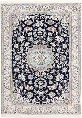 Tapis persan - Nain - Royal - 206 x 147 cm - rouge vin