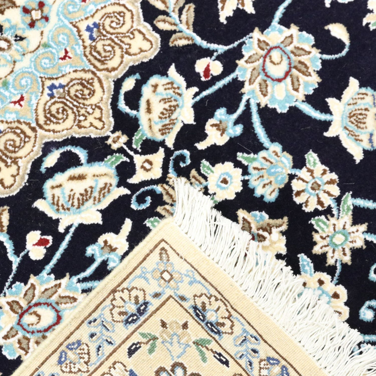 Tapis persan - Nain - Royal - 206 x 147 cm - rouge vin