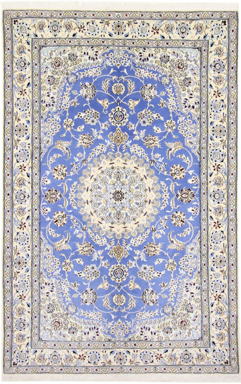 Tapis persan - Nain - Royal - 248 x 158 cm - bleu