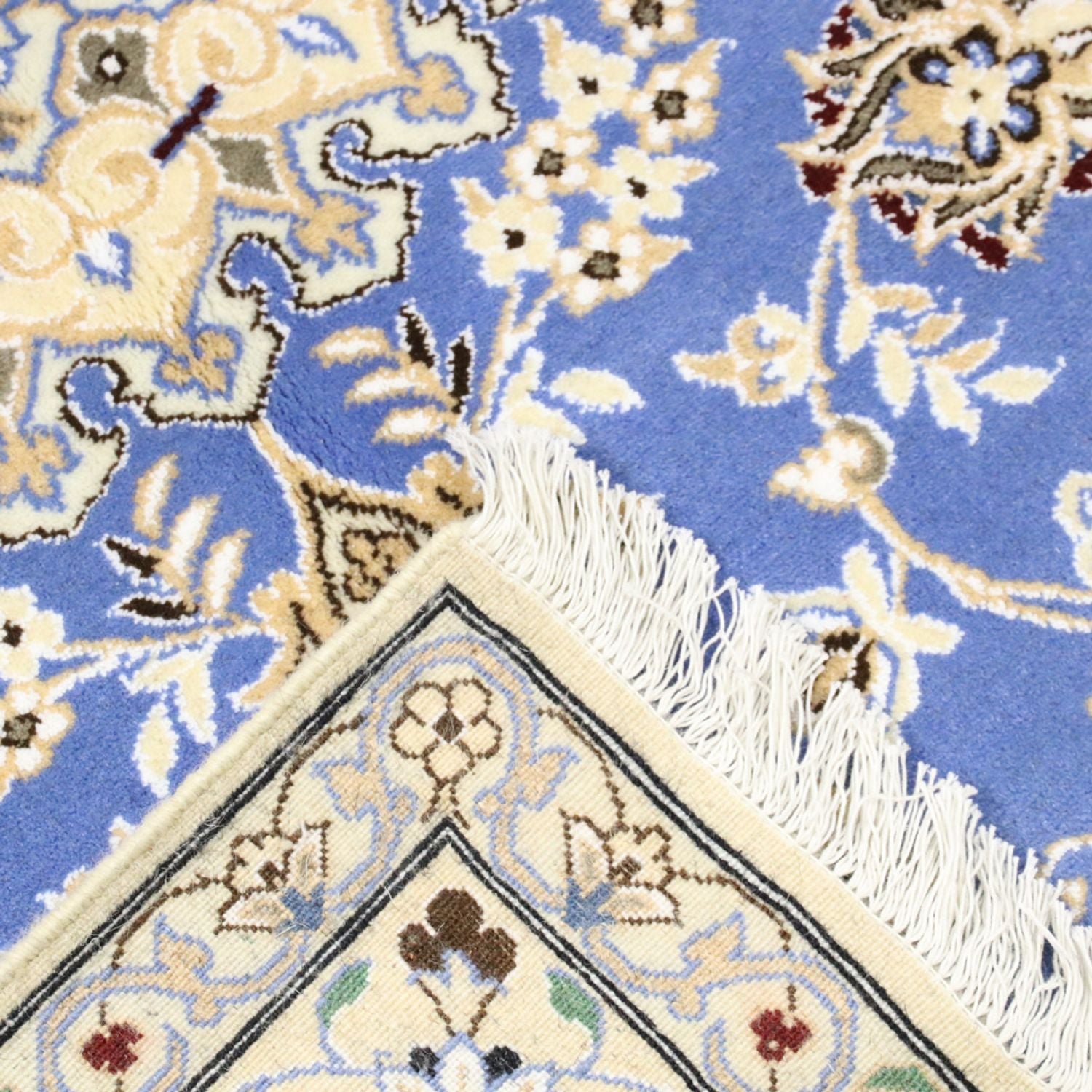 Tapis persan - Nain - Royal - 248 x 158 cm - bleu