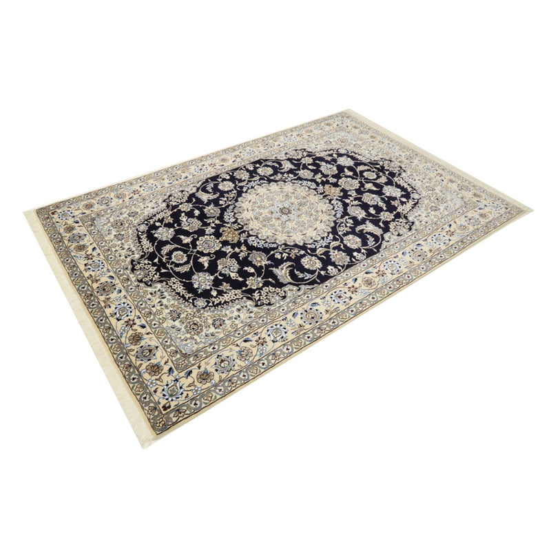 Tapis persan - Nain - Royal - 233 x 155 cm - rouge vin