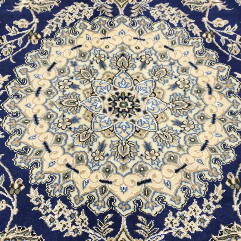 Tapis persan - Nain - Royal - 244 x 146 cm - bleu