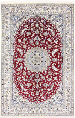 Tapis persan - Nain - Royal - 240 x 158 cm - rouge