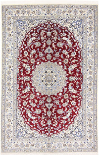 Tapis persan - Nain - Royal - 240 x 158 cm - rouge