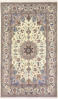 Tapis persan - Nain - Royal - 260 x 155 cm - beige