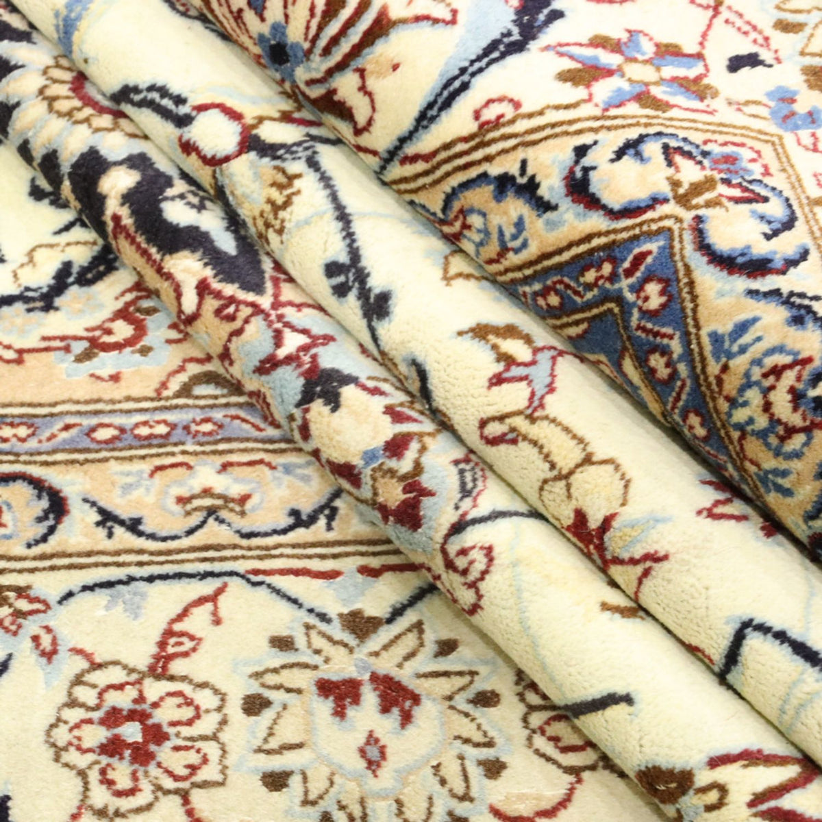 Tapis persan - Nain - Royal - 260 x 155 cm - beige