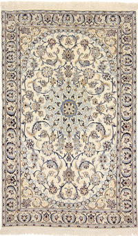 Tapis persan - Nain - Royal - 205 x 125 cm - beige