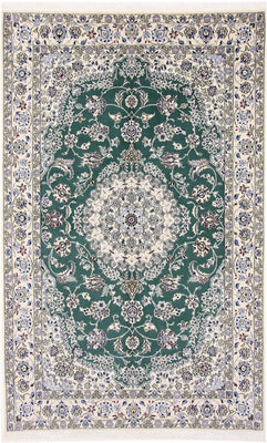 Tapis persan - Nain - Royal - 250 x 156 cm - vert
