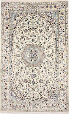 Tapis persan - Nain - Royal - 246 x 154 cm - beige
