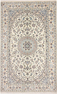 Tapis persan - Nain - Royal - 246 x 154 cm - beige